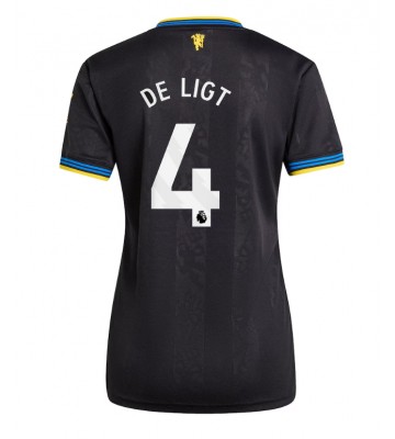 Manchester United Matthijs de Ligt #4 Terza Maglia Femmina 2025-26 Manica Corta
